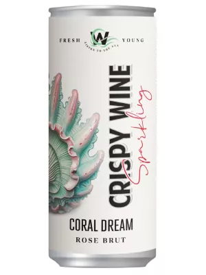 Вино Crispy Wine Coral Dream Rose, in can 0.25 л
