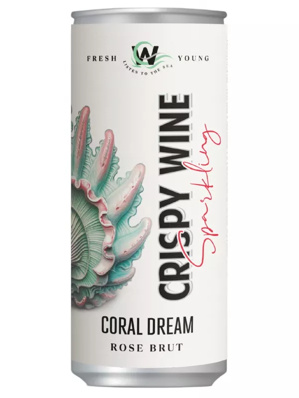 Crispy Wine Coral Dream Rose, in can
