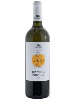 Вино Mangup Chardonnay-Riesling 0.75 л