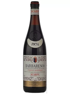 Вино Scarpa, Barbaresco Podere Barberis DOCG 2019, 0.75 л
