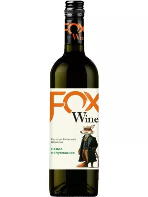 Вино Fox Wine White Semi-Sweet 0.75 л