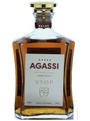 Коньяк Agassi V.S.O.P 0.5 л
