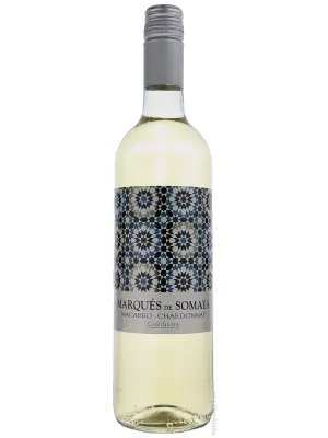 Вино Covinca, Marques de Somaya Macabeo-Chardonnay, Carinena DO 2023, 0.75 л
