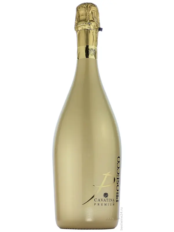 Cavatina Prosecco DOC Brut, gold bottle