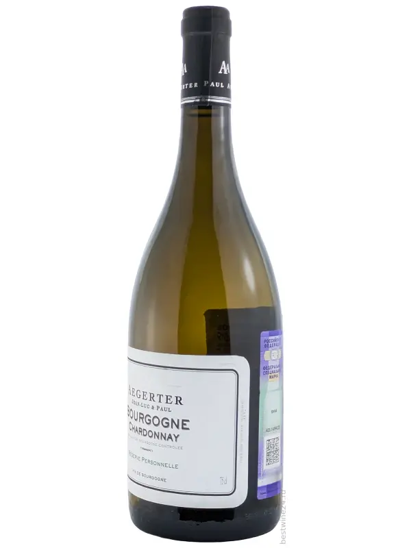 Aegerter, Reserve Personnelle Bourgogne AOC Chardonnay