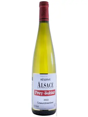 Вино Frey-Sohler, Gewurztraminer Reserve, Alsace AOC 2022, 0.75 л