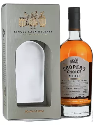 Виски The Cooper's Choice Secret Orkney Amontillado Sherry Cask Finish, gift box 2010 0.7 л