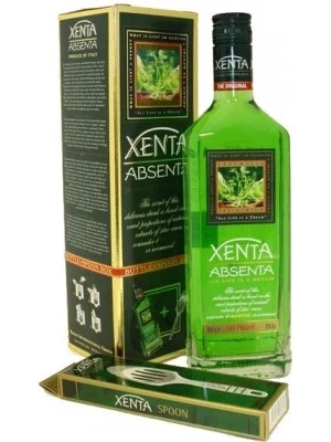 Абсент Xenta, gift box with spoon 0.7 л