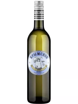 Вино Крымское Оригинальное Чайка, Белое полусладкое 0.75 л