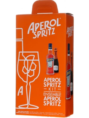 Аперитив Aperol & Cinzano Spumante Prosecco, gift set of 2 bottles in box 0.35 л
