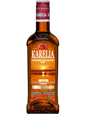 Аперитив АПК, Карелия со вкусом Рябины с Коньяком 0.5 л