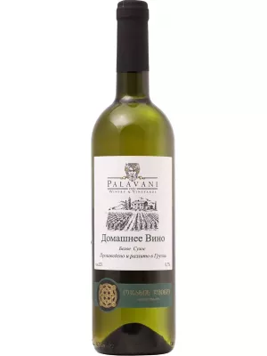 Вино Palavani, Homemade Wine White Dry 0.75 л