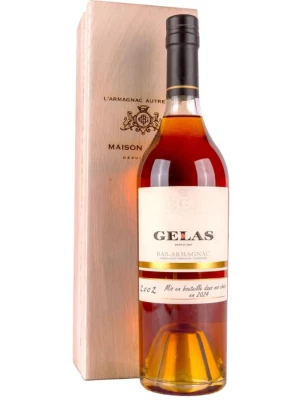 Арманьяк Gelas, Bas Armagnac, wooden box 2002 0.7 л