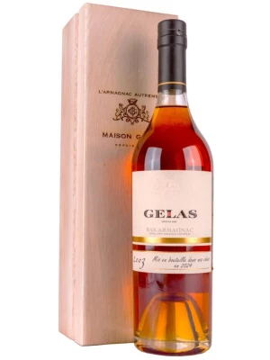 Арманьяк Gelas, Bas Armagnac, wooden box 2003 0.7 л
