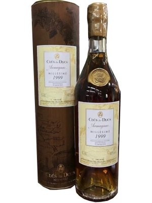 Арманьяк Cles des Ducs Millesime, Armagnac AOC, gift box 1999 0.7 л