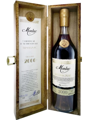 Арманьяк Monluc Armagnac AOC, wooden box 2000 0.7 л