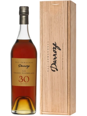 Арманьяк Darroze, Les Grands Assemblages 30 ans d'age, Bas-Armagnac, wooden box 0.7 л