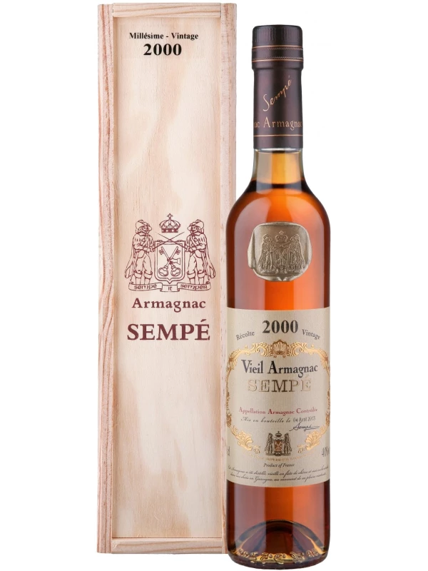 Millesime, Armagnac AOC wooden box
