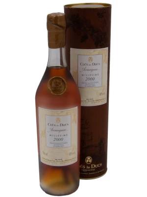 Арманьяк Cles des Ducs Millesime, Armagnac AOC, gift box 2000 0.7 л