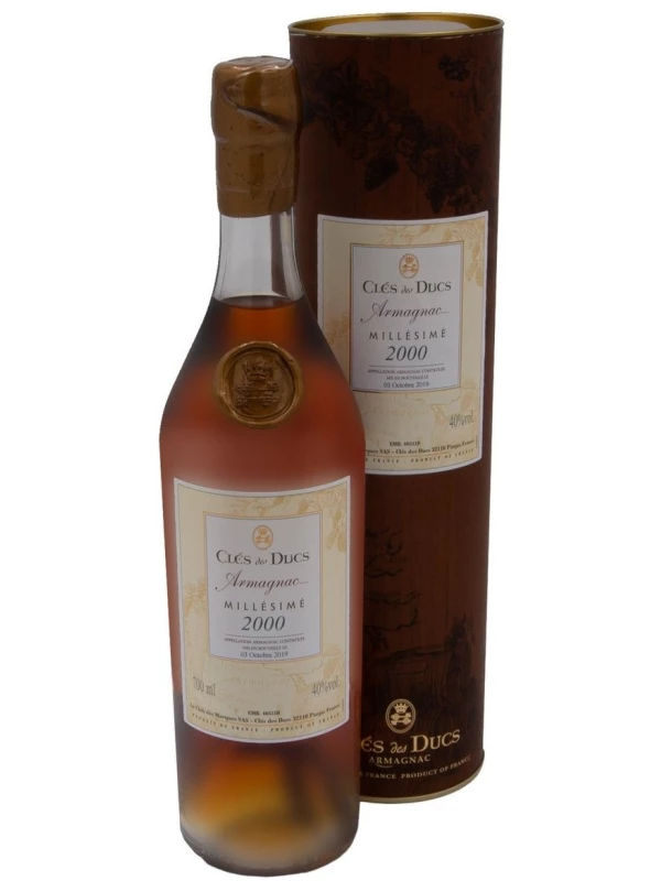 Cles des Ducs Millesime, Armagnac AOC, gift box