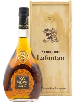 Арманьяк Lafontan XO, wooden box 0.7 л