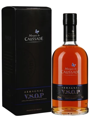 Арманьяк Marquis de Caussade VSОP, Armagnac AOC, gift box 0.7 л