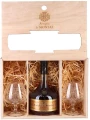 Armagnac de Montal Napoleon, gift set with 2 glasses — фото 1