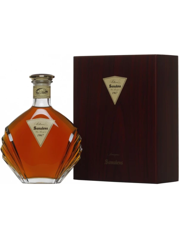 Samalens, Millesime Bas Armagnac, wooden box