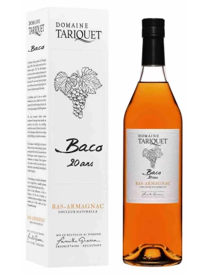 Арманьяк Chateau du Tariquet Baco, Bas-Armagnac AOC, 20 years, gift box 0.7 л