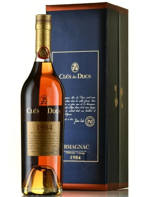 Арманьяк Cles des Ducs Millesime, Armagnac AOC, gift box 1984 0.7 л