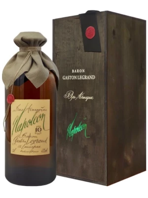 Арманьяк Baron G. Legrand Napoleon 10 ans, Bas Armagnac, wooden box 5 л