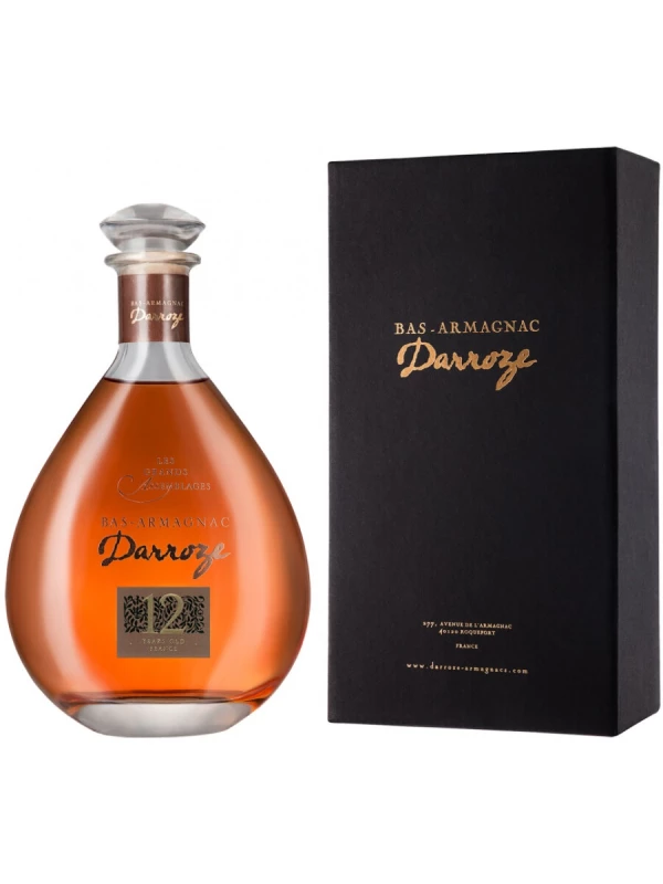 Darroze, Les Grands Assemblages 12 ans d'age, Bas-Armagnac, in decanter & gift box, 0.7 л