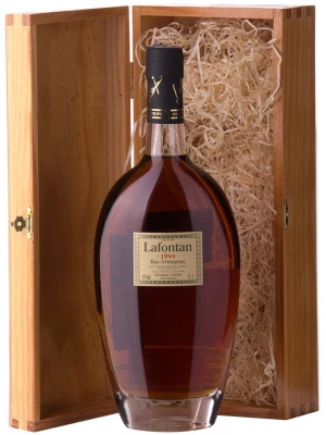 Арманьяк Lafontan Millesime, wooden box 1999 0.7 л