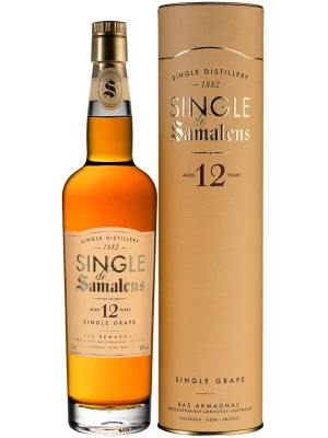 Арманьяк Single de Samalens 12 Years Old, Bas Armagnac AOC, in tube 0.7 л