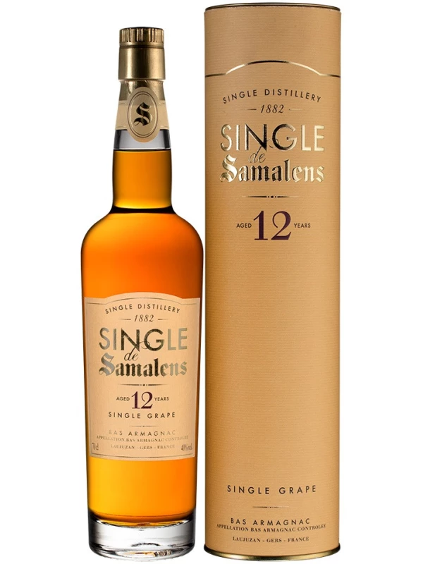 Single de Samalens 12 Years Old, Bas Armagnac AOC, in tube