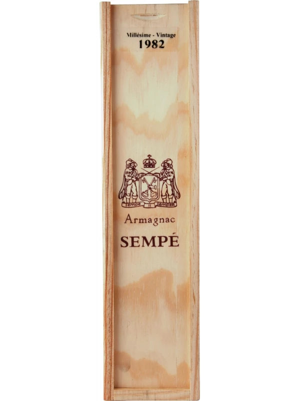 Armagnac Sempe, Millesime, Armagnac AOC, wooden box