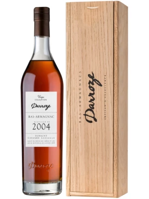 Арманьяк Darroze, Bas-Armagnac Domaine Couzard Lassalle wooden box 2004 0.7 л