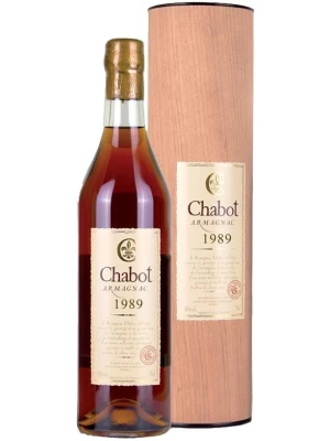 Арманьяк Chabot, gift tube 1989 0.7 л