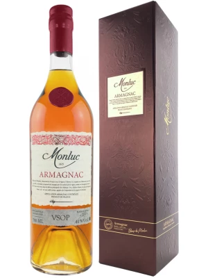 Арманьяк Monluc VSOP, Armagnac AOC, gift box 0.7 л