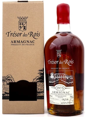 Арманьяк Vinet-Delpech, Tresor des Rois Armagnac AOC gift box 1975 0.7 л