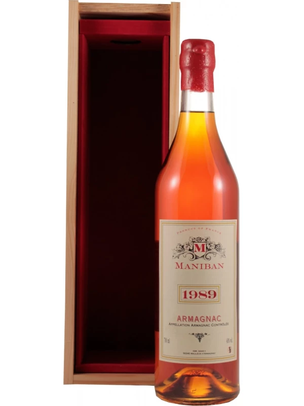 Castarede, Maniban Armagnac AOC wooden box