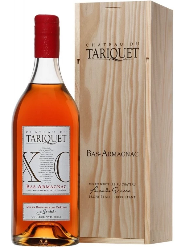 Chateau du Tariquet XO, Bas-Armagnac AOC, wooden box