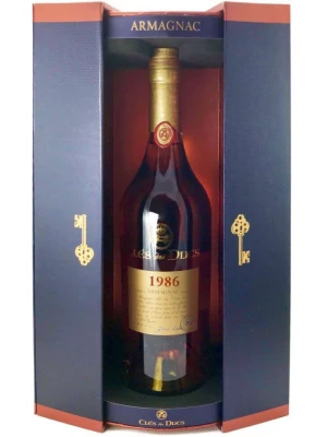 Арманьяк Cles des Ducs Millesime, Armagnac AOC, gift box 1986 0.7 л