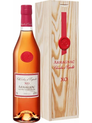 Арманьяк Chevalier d'Espalet XO, Armagnac AOC, wooden box 0.7 л