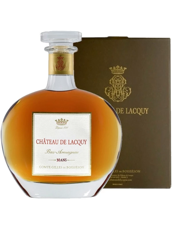Chateau de Lacquy, Bas-Armagnac 30 Ans, carafe in gift box