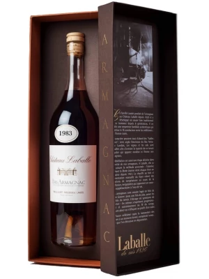 Арманьяк Chateau Laballe, Vintage, Bas Armagnac AOC gift box 1983 0.5 л