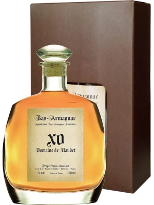 Арманьяк Domaine de Haubet XO, Bas-Armagnac AOC, decanter with gift box 0.7 л