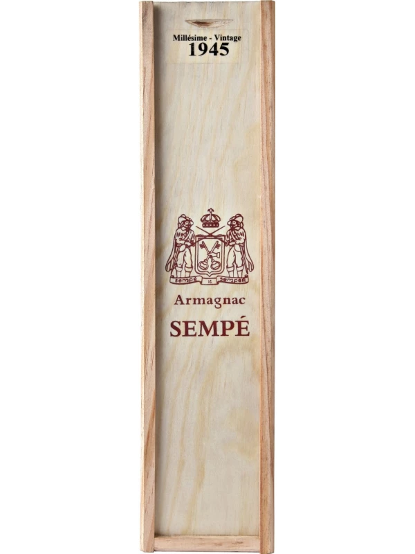 Millesime, Armagnac AOC wooden box