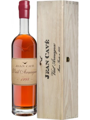Арманьяк Jean Cave, Vieil Armagnac AOC, wooden box 1998 0.7 л