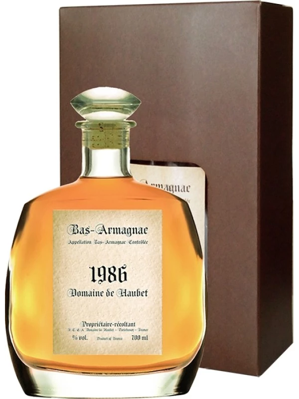 Domaine de Haubet, Bas-Armagnac AOC decanter with gift box